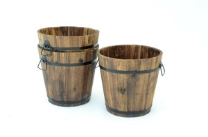buckets wooden