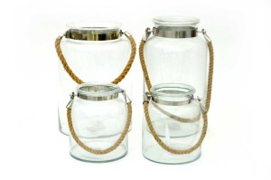 hurricane glass with rope