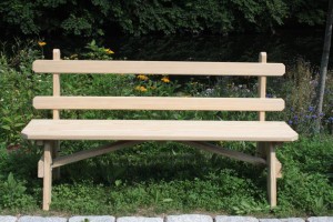 bench with back