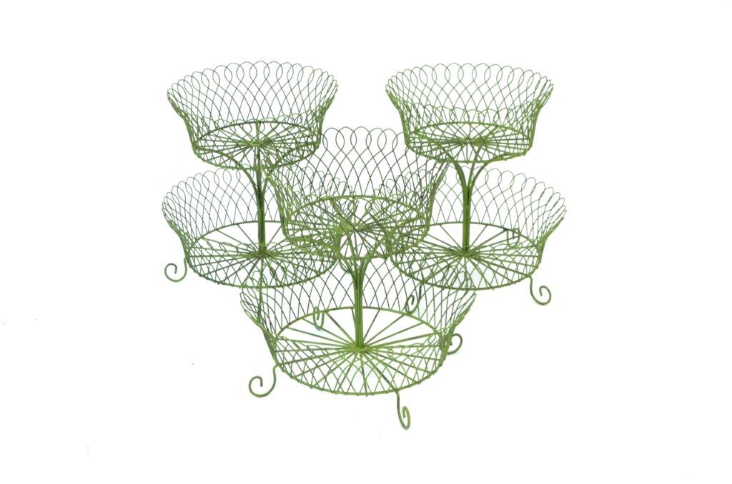 green wire baskets